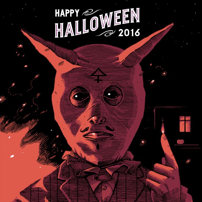 Happy #Halloween ya'll. 🎃#illustration #penandink…
